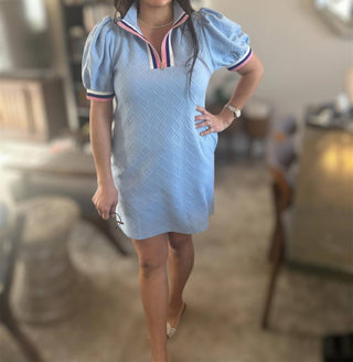 Entro - Diamond Textured Mini Dress