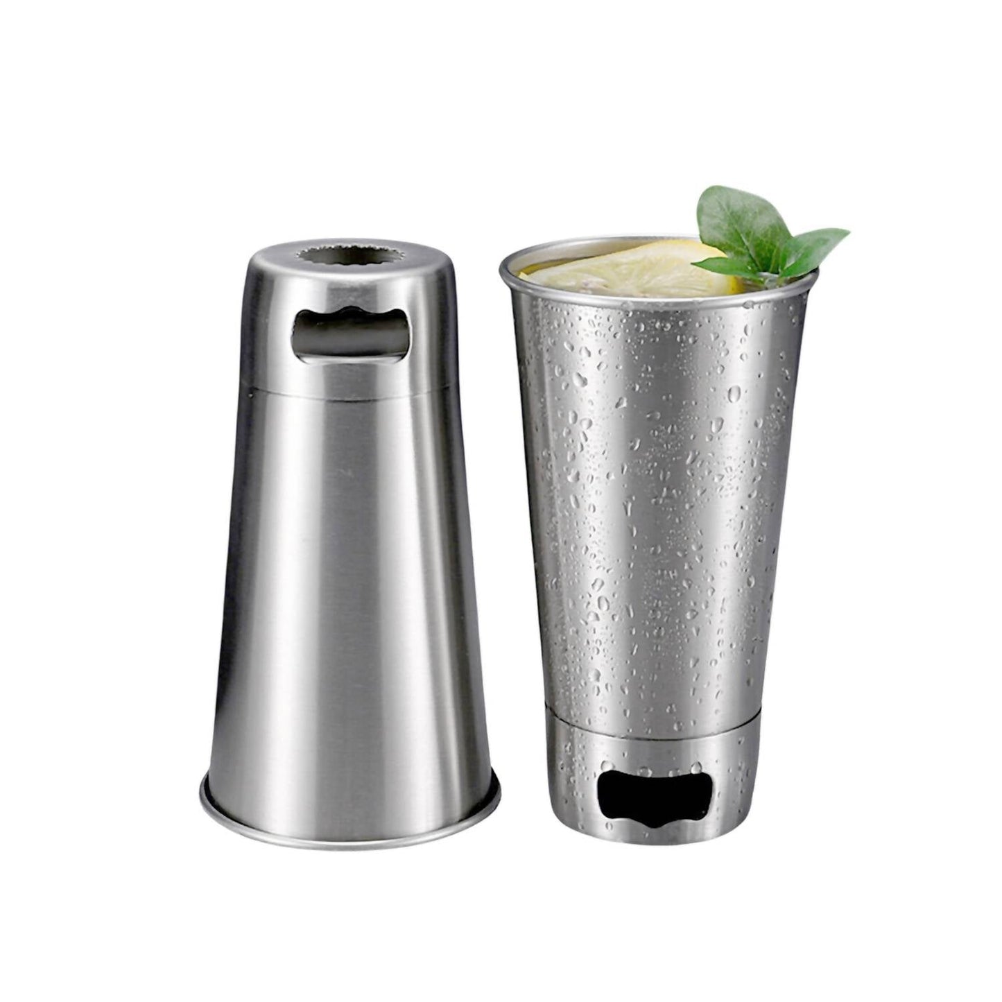 Creative Gifts International - Stainless Steel Cup with Bottle Openers
