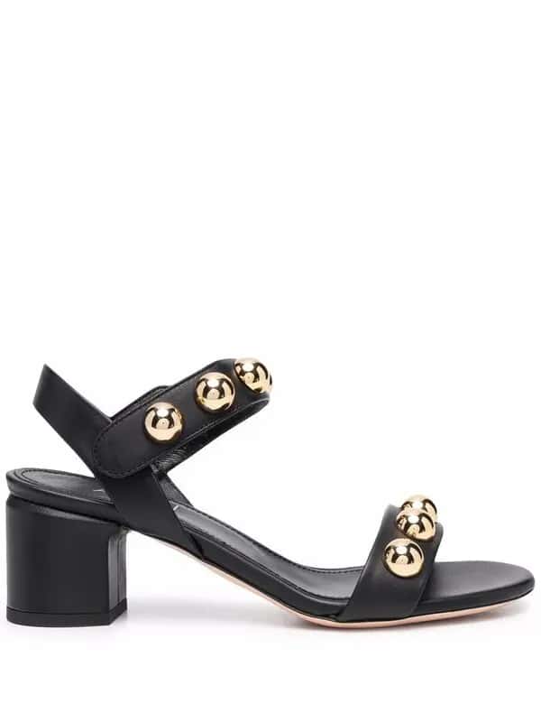 AGL Maila Studded Sandal in Black Size 9