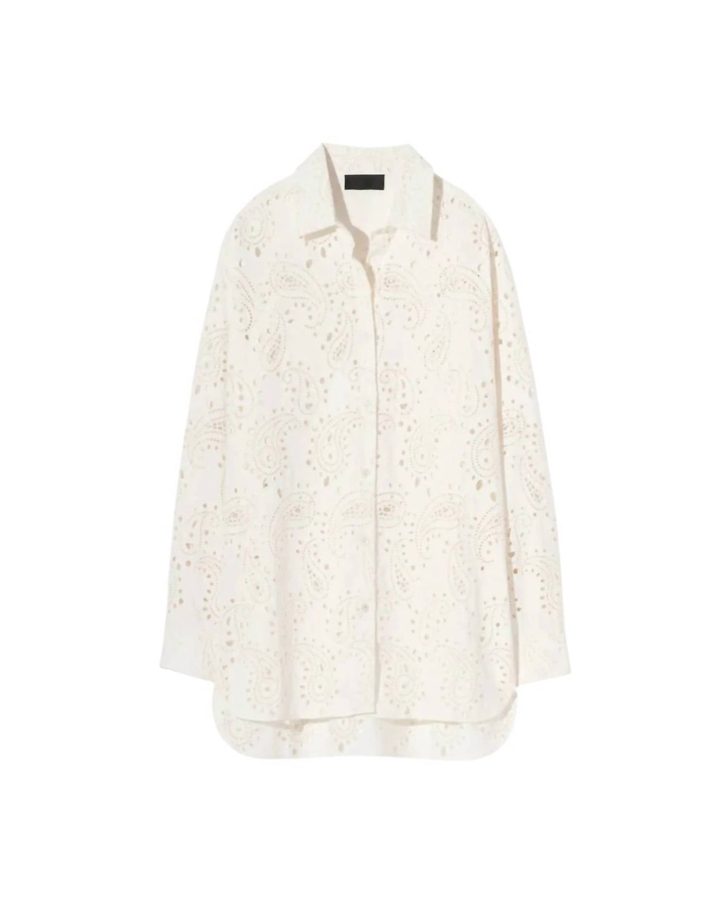Nili Lotan - MAEL EMBROIDERED POPLIN SHIRT