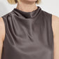 Lysse - Justine Draped Mock Neck Top