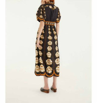 Farm Rio - Bold Flowers Organic Cotton Midi Dress