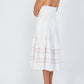 Fate - Rio Top Stitch Detail Linen Blend Dress