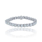 Diana M Jewels - 7.85cts 3 Prong Round Tennis Bracelet