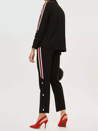 Topshop - Side Stripe Popper Pants