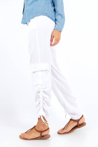 Paparazzi - Tencel Slub Cinch Cargo Pant