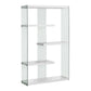 Bookshelf, Bookcase, Etagere, 5 Tier, Office, Glossy Contemporary & Modern - White
