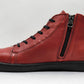 Kcr Group - Women's Medical-Sole Fur-Lined Zip-Up Leather Boots