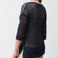 Joseph Ribkoff - Open Stitch With Sequins Sweater