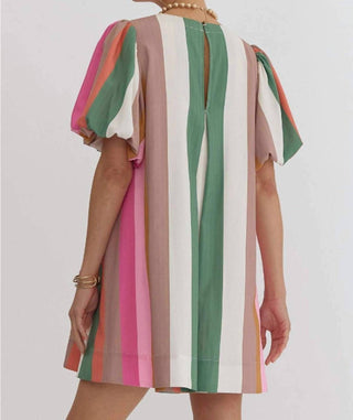 Entro - Stripe Dress