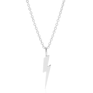 Eklexic - Women's Katie Lightning Bolt Charm Necklace