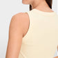 Marc Cain - Ribbed Top With "happy" Patch