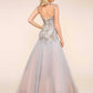 Mac Duggal - Beaded Illusion Bodice Ball Gown