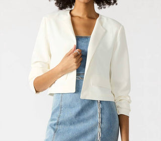 Steve Madden - Cropped Open Front Blazer