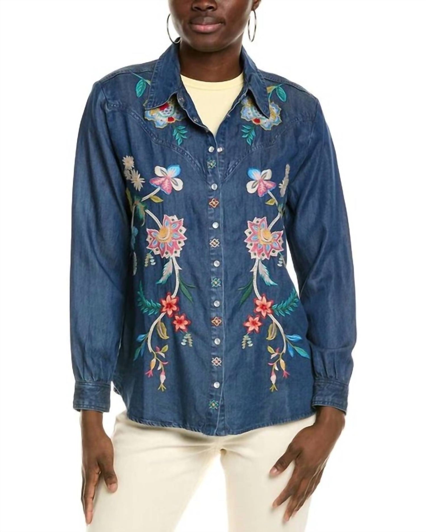 Johnny Was - WESTERN SHIRT MALAYA