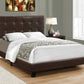 Transitional Upholstered Bed Frame