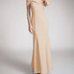 Fiesta Fashion - Off The Shoulder Long Bridesmaids Maxi Dress