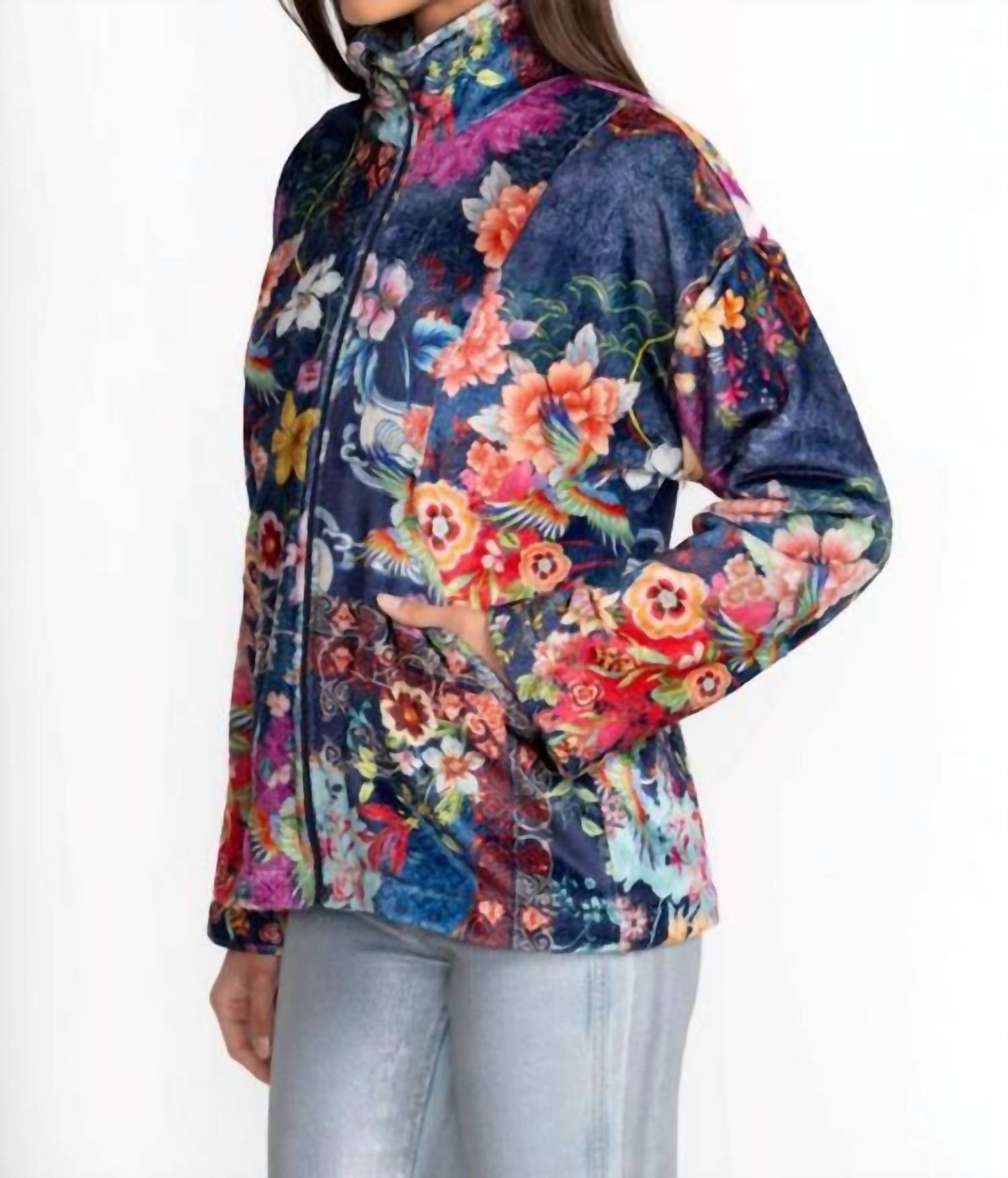 Johnny Was - JOAN ZIP SHERPA LINED JACKET