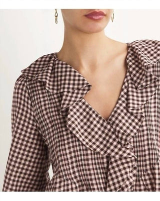 Dôen - Hardy Delphine Printed Ruffled Blouse