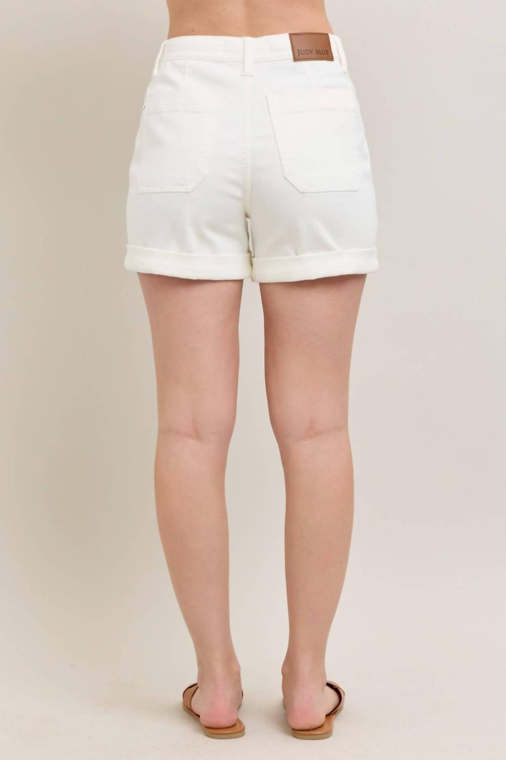 Judy Blue - High Waist Cuffed Jogger Denim Short