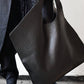 Aakasha - Women's Rectangular Genuine Leather Handbag