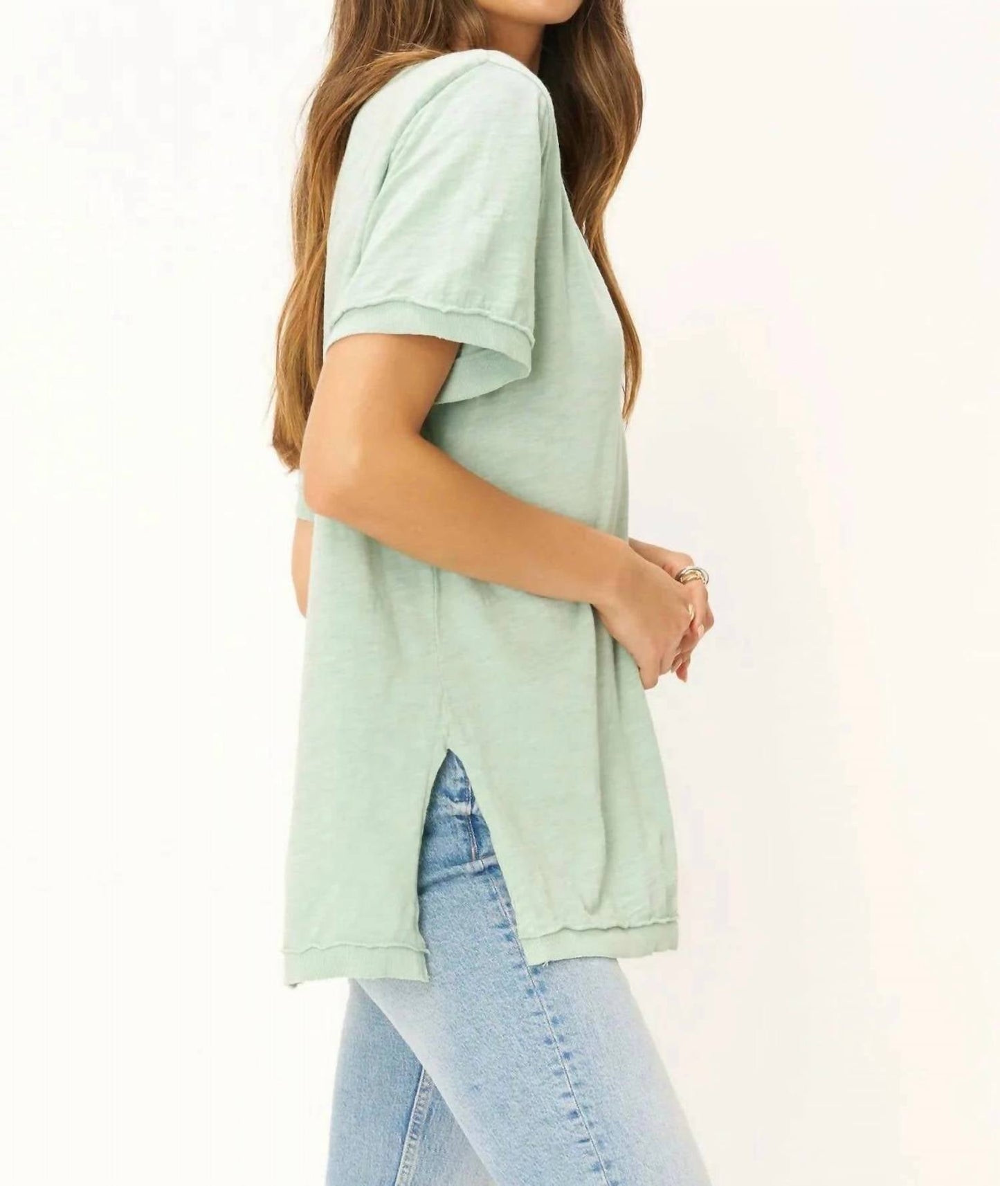 Project Social T - Knockout V Neck Tee By Project Social T Endless Sky