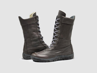 Kcr Group - Women’s Original Tall Thick Zip-Up Leather Boots