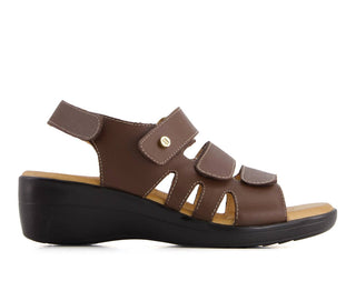 Andrea - Women's Premium Comfort Wedge Fisherman Leather Sandals