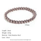 18k Gold Plated Stainless Steel Elastic Bead Bracelet