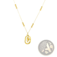 18k Gold Plated Stainless Steel Tulip Shell Pendant Necklace