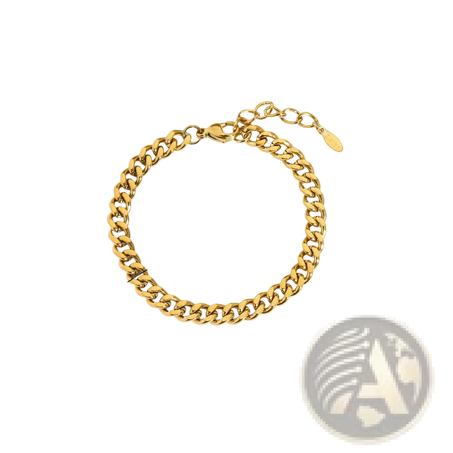 18k Gold Pvd Plated Stainless Steel Chain Link Bracelet