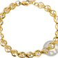 18k Gold Pvd Plated Stainless Steel Chain Link Bracelet