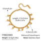 18k Gold Pvd Plated Stainless Steel Chain Link Bracelet