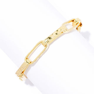 Toscana Italiana Acqua Bagnata Choice of Size Elongated Open Paperclip Link Bracelet