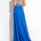 Rachel Allan - Two-piece Embellished Chiffon Gown
