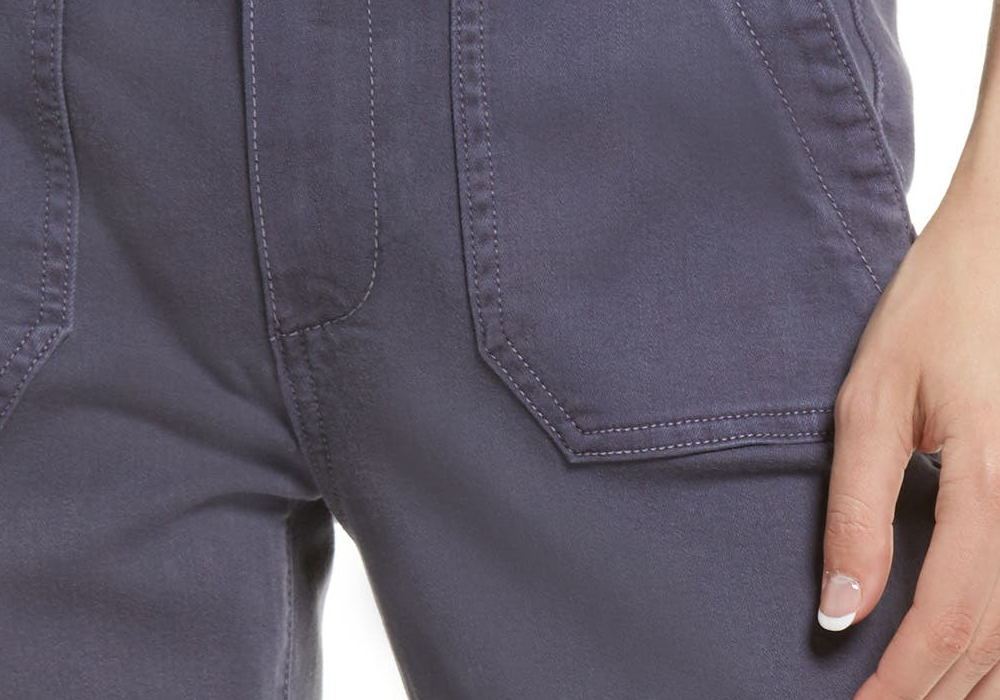 Paige Mayslie Jogger Jeans - Vintage Pearl Grey, Size 23