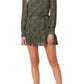Paige Women's Army Green Vittoria Silk Dress Size X-Large