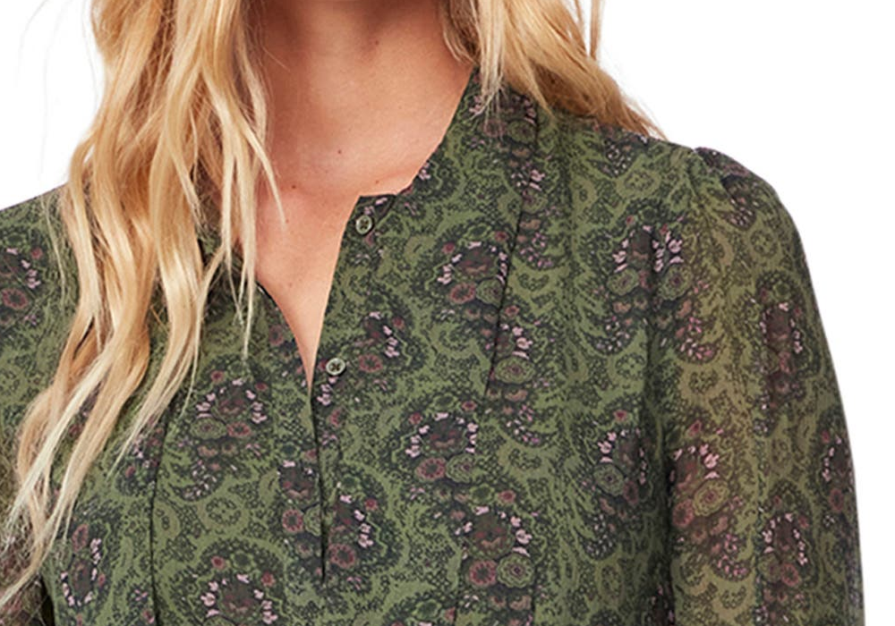 Paige Women's Army Green Vittoria Silk Dress Size X-Large