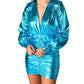 Buddylove - Vaschel Mini Metallic Ruched Dress