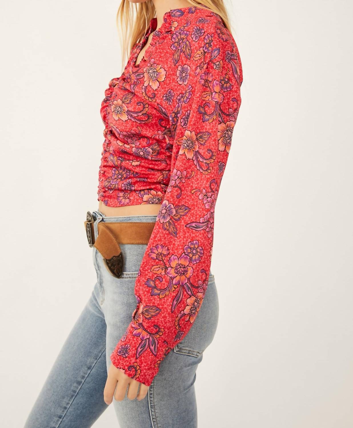 Free People - I Got You Printed Top