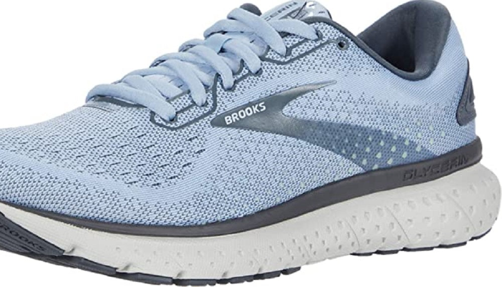 Brooks Women's Glycerin 18 Running Shoes Turbulence/Gray Size 5 B(M) Us