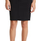 JEN7 Women's Five Pocket Ponte Pencil Skirt Black Size 8
