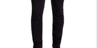 JEN7 Women's Slimmy Tapered Slim Fit Jeans Black Size 30X32