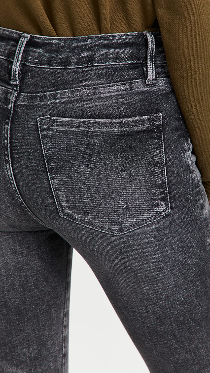 FRAME Le One High Waist Crop Skinny Jeans in Hughes , Size 2