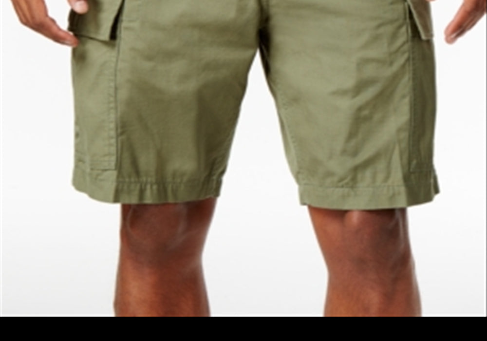 Levi's Men Cargo Shorts Loose Fit in Green Size Medium