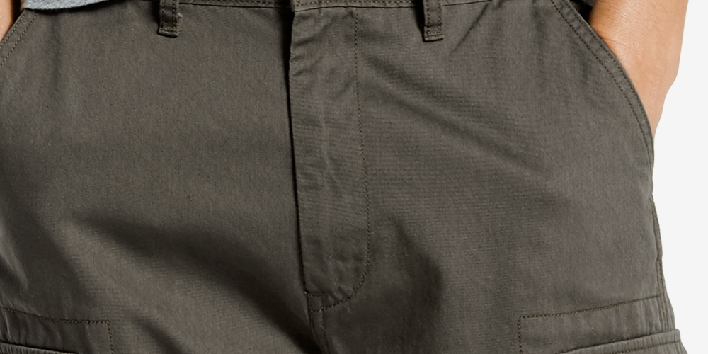 Levi's Men's Carrier Loose Fit Non Stretch Cargo Shorts Gray Size 44