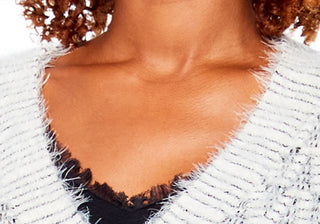 NIC+ZOE Fluffy Mix Cardigan in Neutral Mix Size Large