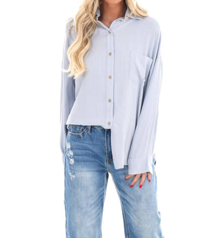 Easel - As You Are Button Down Top