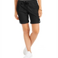 Tommy Hilfiger Women's Roll Tab Drawstring Shorts Black Size X-Large