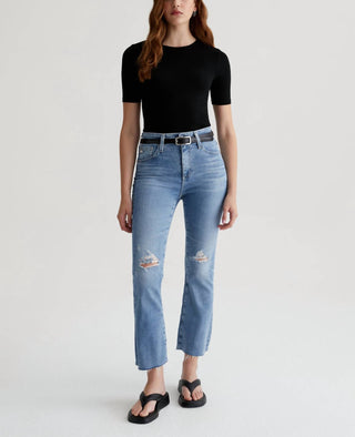 Ag Jeans - Farrah Mid-rise Bootcut Crop Jeans